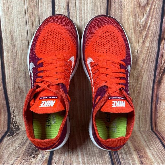 Nike Free 4.0 Flyknit Women's Size 8 Running Shoes Sneakers - Picture 6 of 8